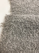 Load image into Gallery viewer, Holly Hunt Teddy in Warm Silver, 11y24in, Alpaca Boucle
